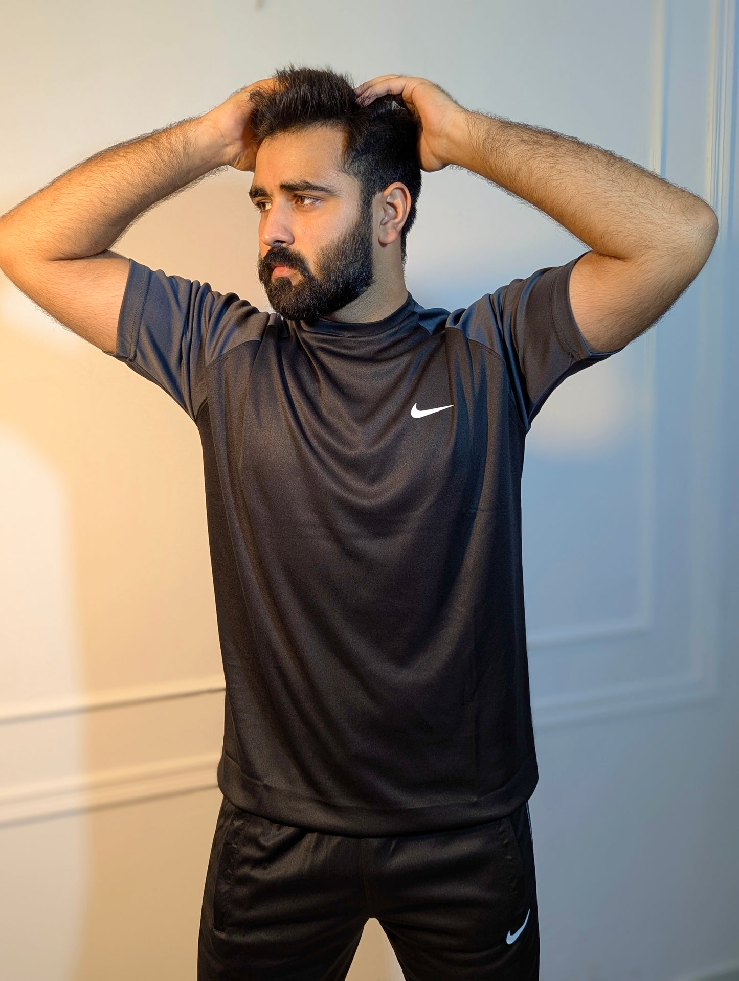 Nike Dri-Fit Tracksuit – Black & Grey