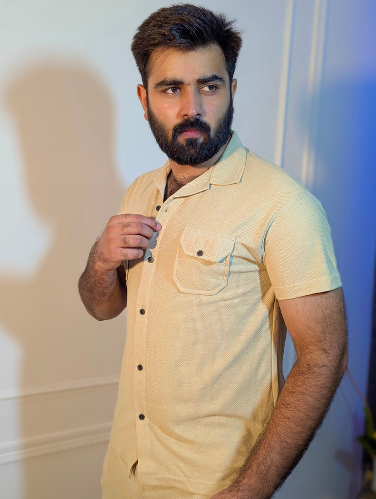 Safari Summer Tracksuit – Cream (Double Pocket) (Unisex)