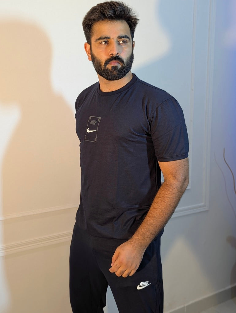 Nike Jersey Tracksuit – Navy Blue (Unisex)