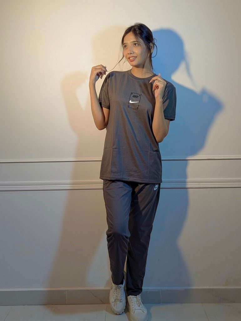 Nike Jersey Tracksuit – Charcoal Grey (Unisex)