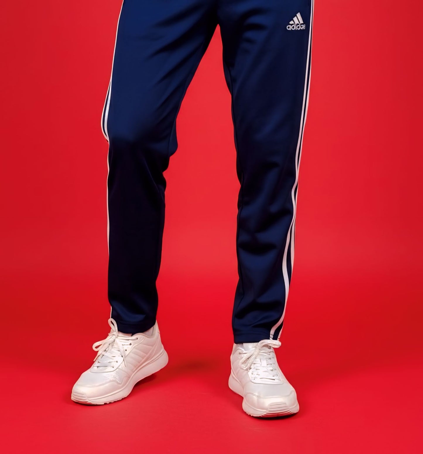 Blue 3-Stripes Summer Trouser
