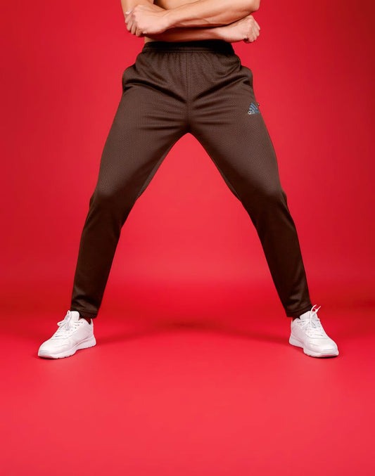 Brown Dotted Summer Trouser