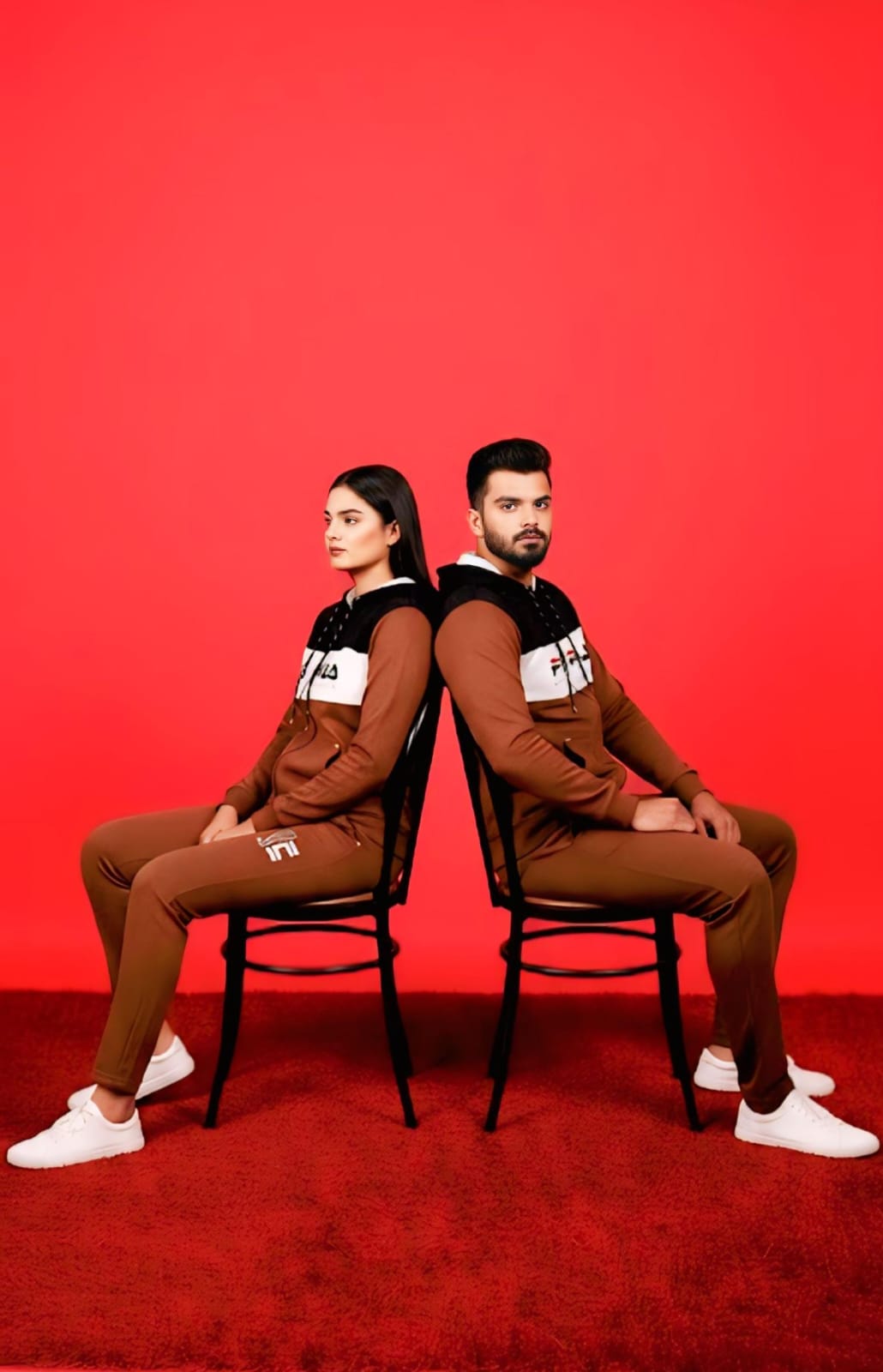 Brown Zipper Tracksuit (Unisex)