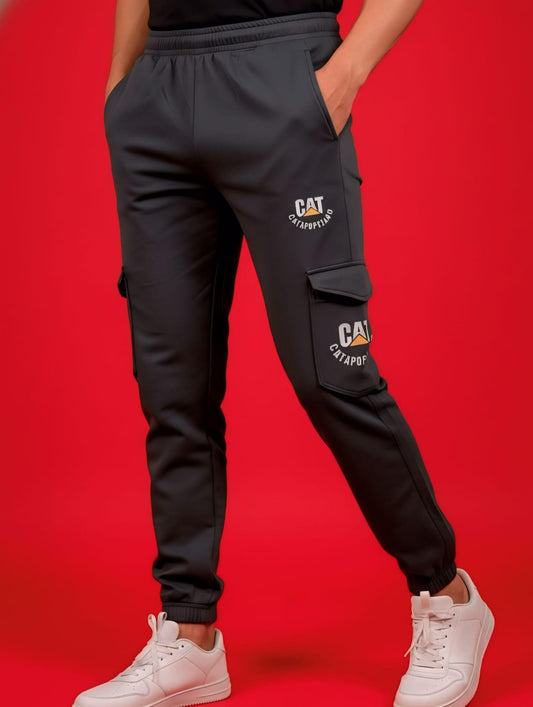 Grey Cargo 4 Pocket Winter Trousers