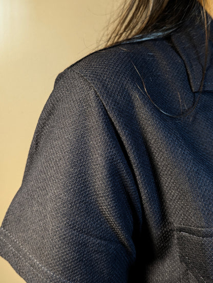 Safari Summer Tracksuit – Black (Double Pocket) (Unisex)