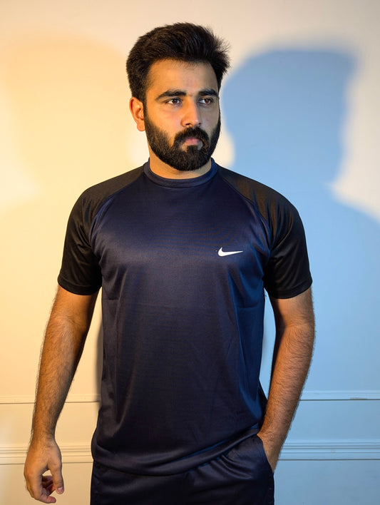 NIKE BLACK & BLUE DRI-FIT TRACKSUIT MEN/WOMEN