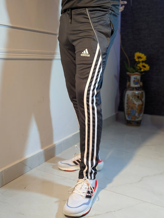 ADIDAS GREY 3-STRIPES TROUSER MEN/WOMEN