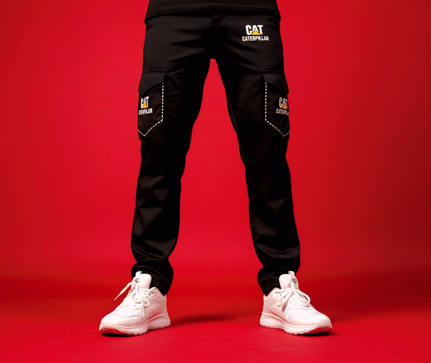 Black Cargo 4 Pocket Summer Trouser