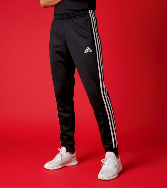 Black 3-Stripes Winter Trouser