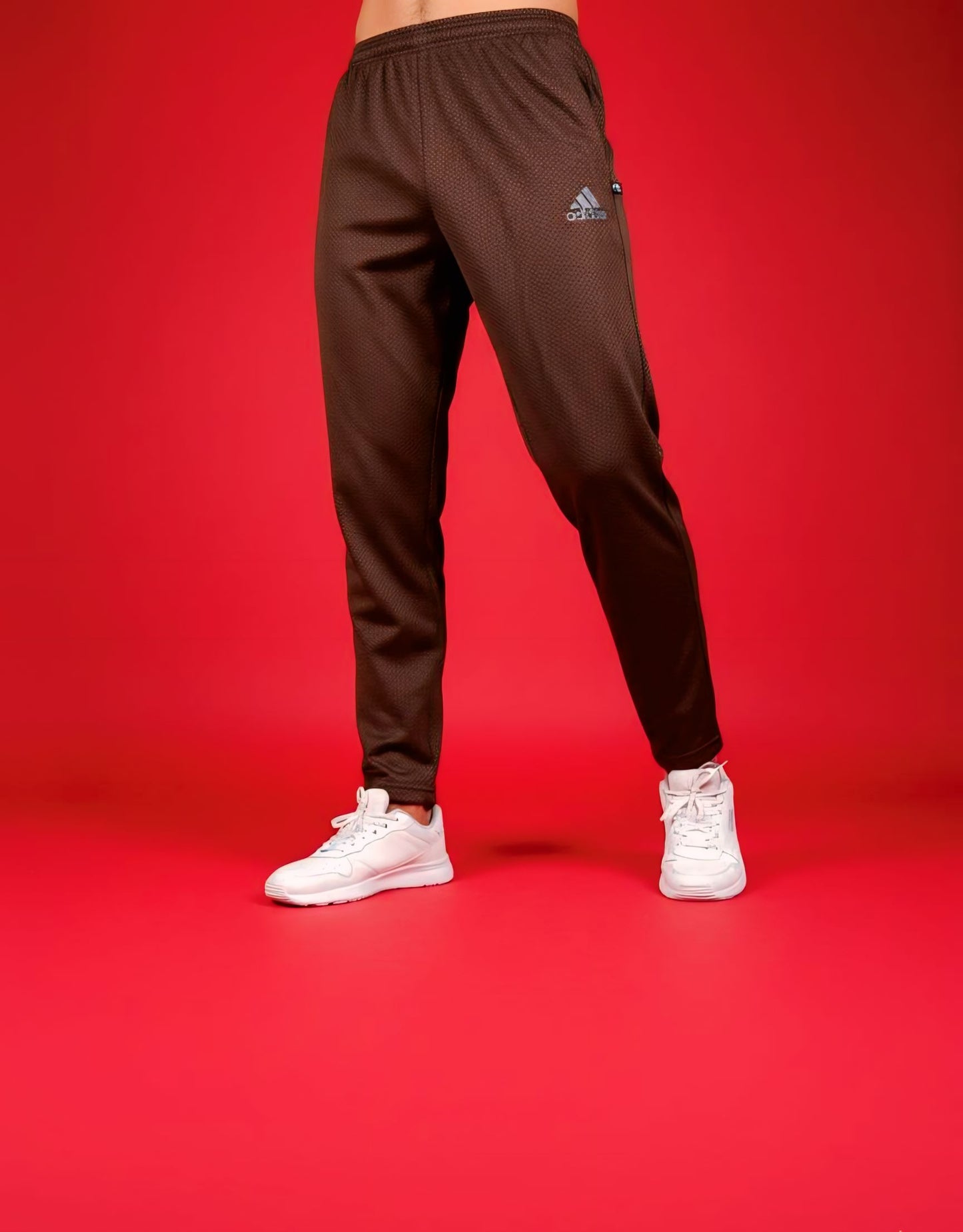 Brown Dotted Summer Trouser