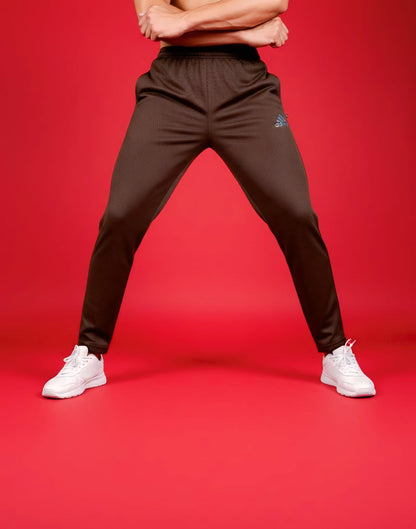 Brown Dotted Summer Trouser