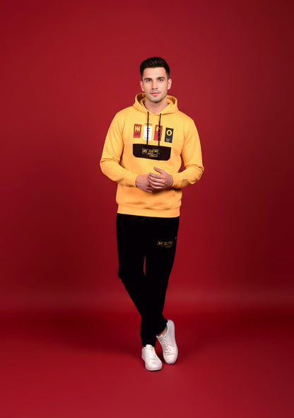 Yellow & Black Hoodie Tracksuit (Unisex)