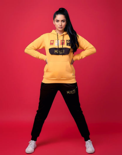 Yellow & Black Hoodie Tracksuit (Unisex)