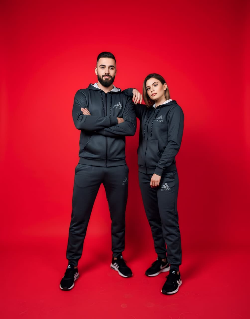 Grey Zipper Tracksuit (Unisex)