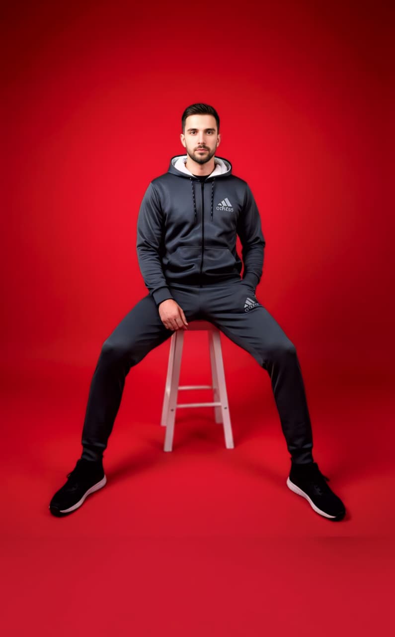 Grey Zipper Tracksuit (Unisex)