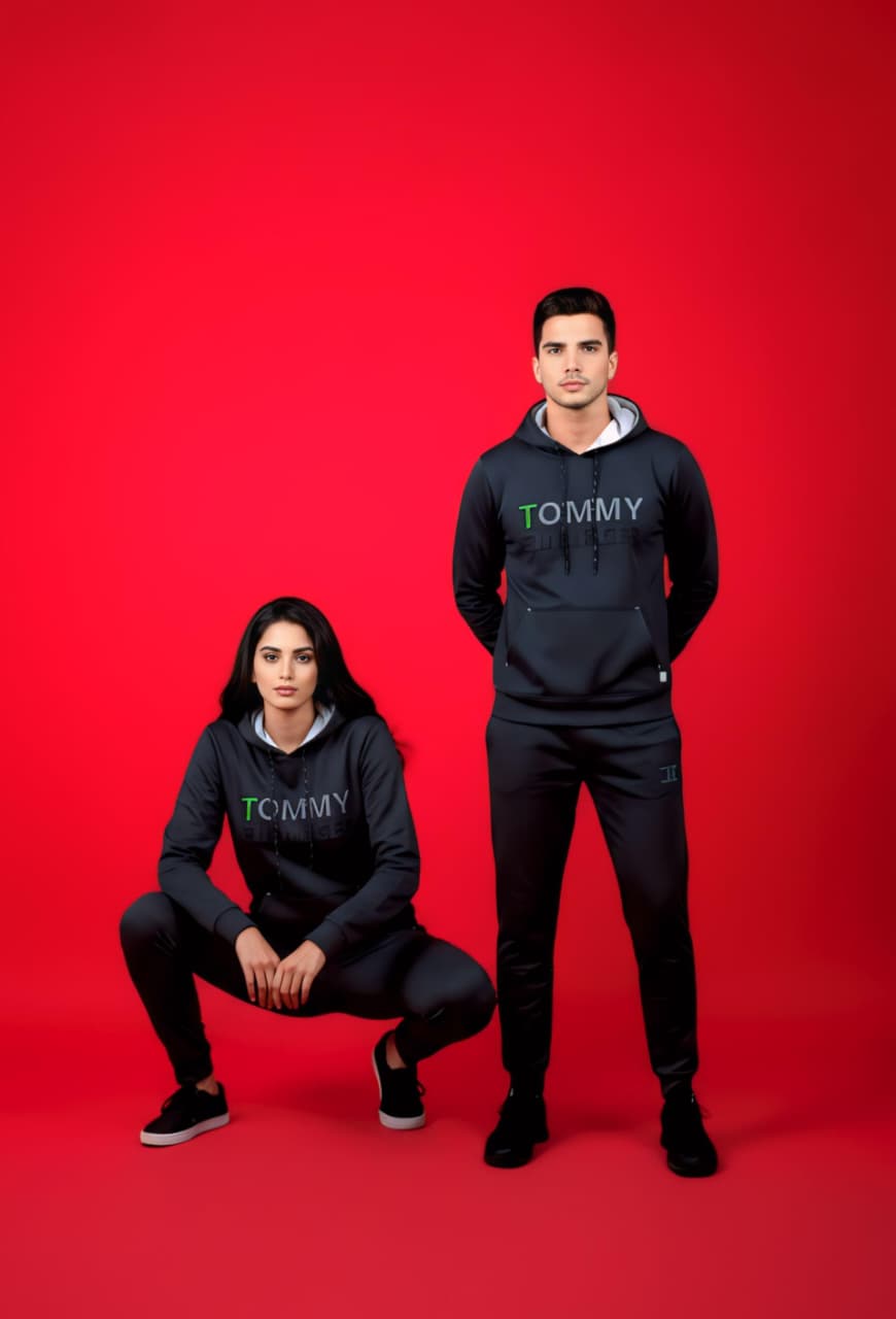 Charcoal Grey Hoodie Tracksuit (Unisex)