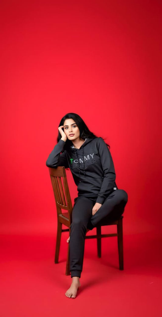 Charcoal Grey Hoodie Tracksuit (Unisex)